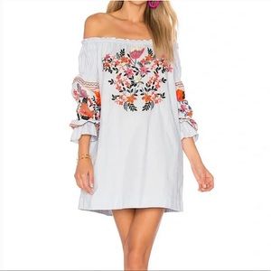 NWT FREE PEOPLE BLOGGER Embroidered Dress